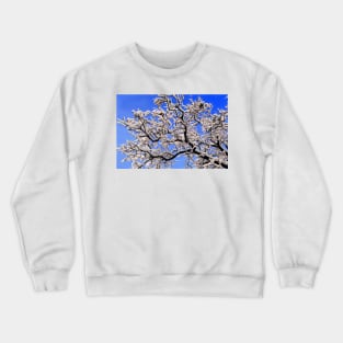 Fresh Snow on the Tree, London Crewneck Sweatshirt